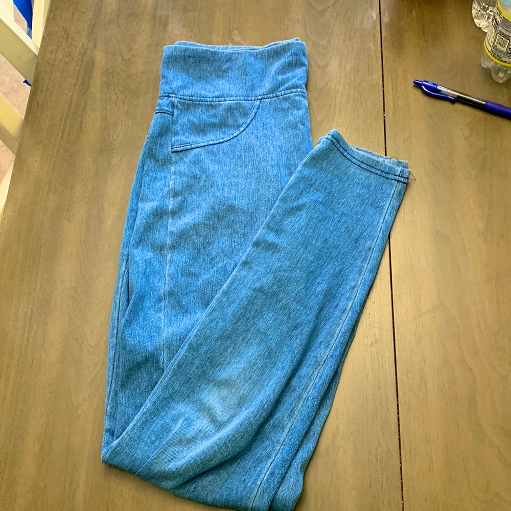 Blue Jeggings